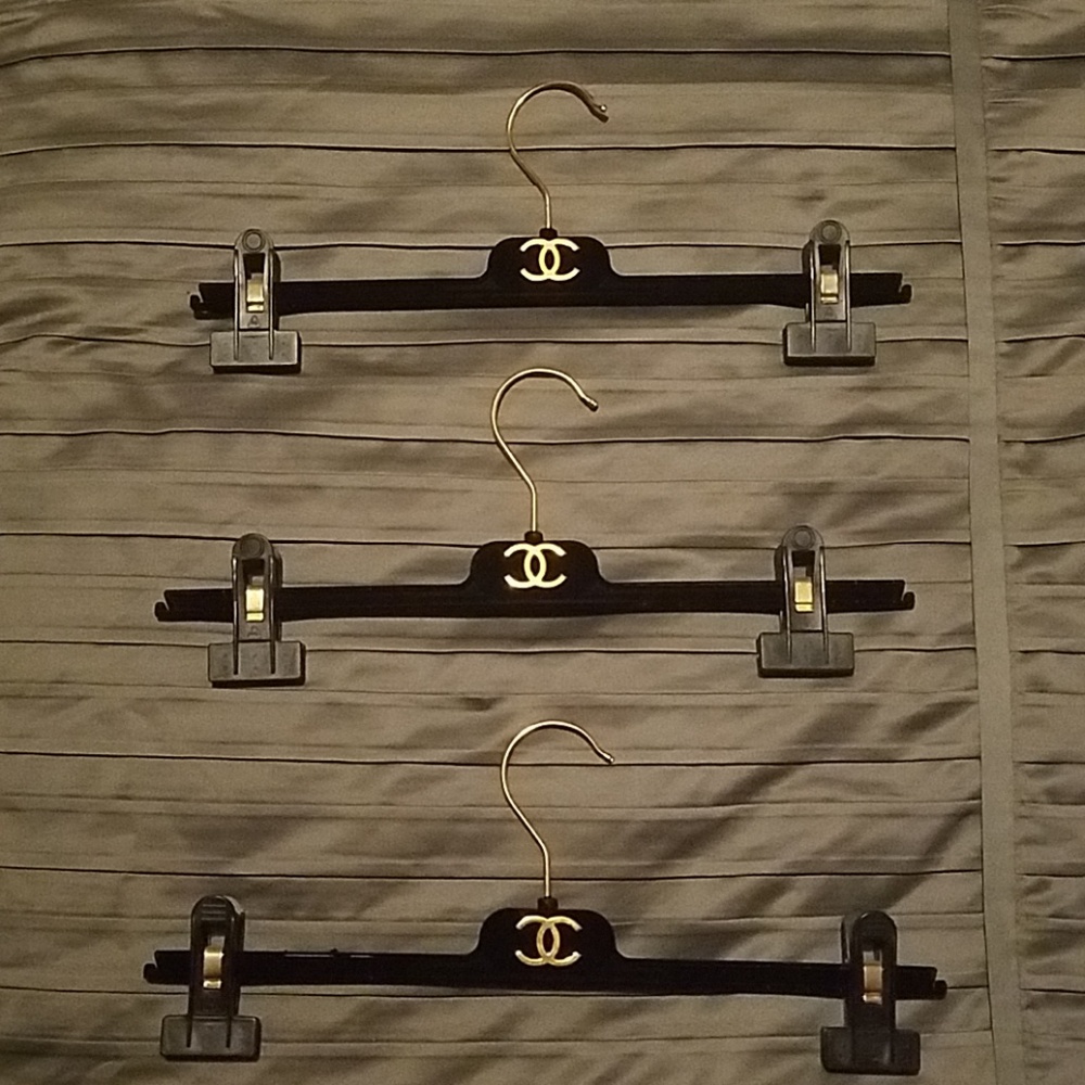 Chanel skirt/pant clip hangers